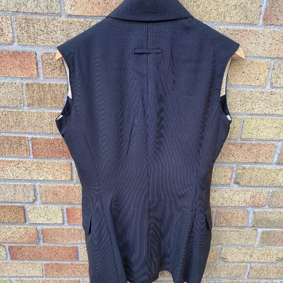 Vintage 1986 Jean Paul Gaultier Pinstriped Double-Breasted Waistcoat Size 40 - Picture 8 of 15